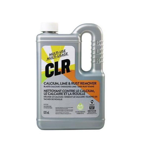 CLR - Décapant à calcium, à calcaire et à rouille 828 ml 828 ml<br>CLR  calcium, calcaire, rouille