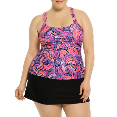 Krista Women's Plus Size Tankini Swim Top | Walmart Canada