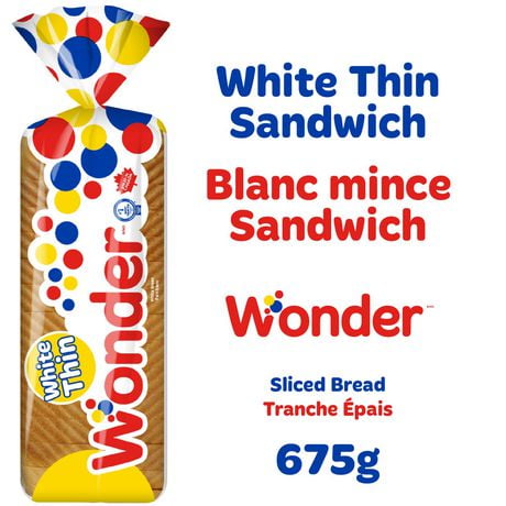 Wonder Pain de sandwich blanc mince 675g