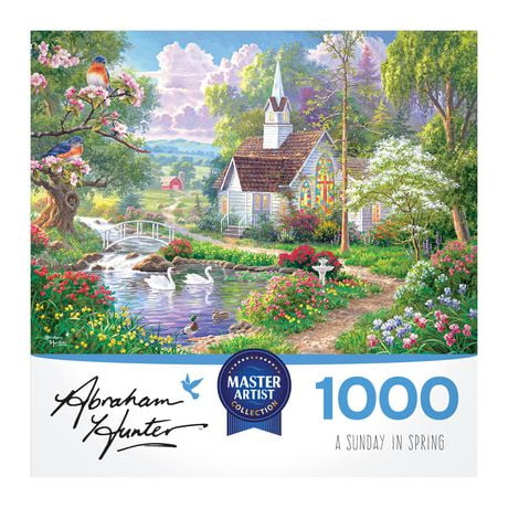 Cra-Z-Art Abraham Hunter Puzzle de 1000 pièces - Un dimanche au printemps