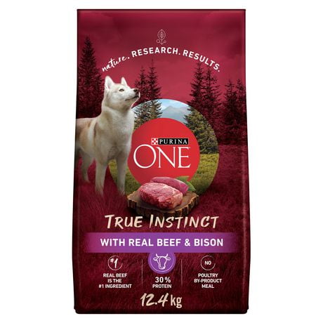 Purina ONE True Instinct Beef & Bison, Dry Dog Food, 6.8-12.4 kg
