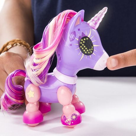 Zoomer Zupps Tiny Unicorns  Crystal Interactive Unicorn  