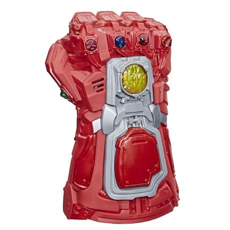 Marvel Avengers: Endgame, gant de l'infini électronique rouge pour jeu de rôle avec lumières et effets sonores