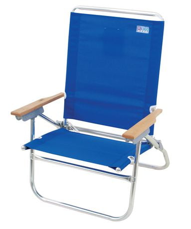 RIO Beach 4-Position Easy In-Easy Out Beach Chair - Blue | Walmart Canada