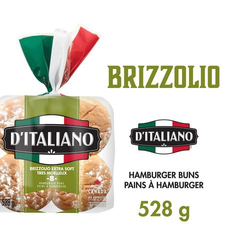 D'Italiano Brizzolo Burger Buns, 528 g
