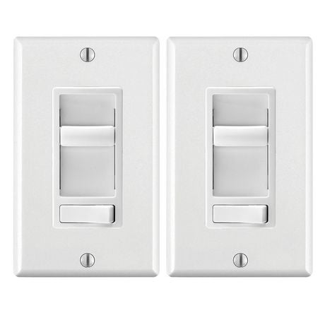 Decora SureSlide Universal Dimmer, With preset switch