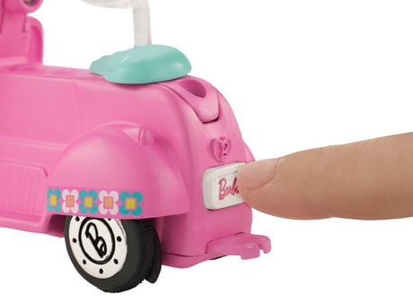 barbie car and scooter