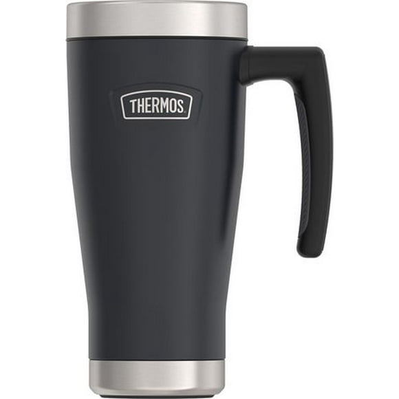 Thermos 16 OZ Icon Series Vacuum Insulated Stainless Steel Travel Mug, Granite, 16 Oz, Granite