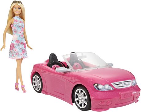 barbie car and barbie