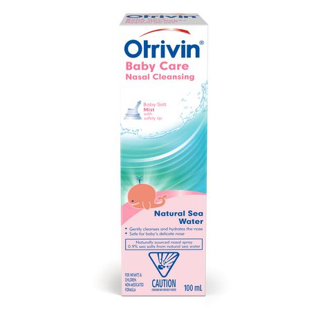 Otrivin Nasal Cleansing Saline Sea Water For Babies Walmart Canada