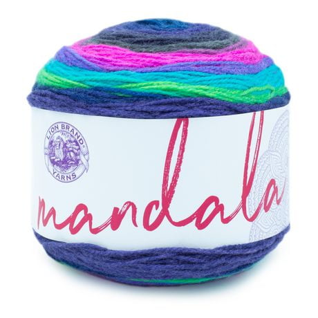 Lion Brand Yarn Mandala Sirens Self-Striping Yarn | Walmart Canada