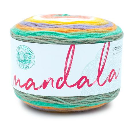 Lion Brand Yarn Mandala Pixie Self-Striping Yarn | Walmart Canada