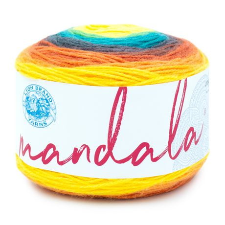 Lion Brand Yarn Mandala Thunderbird Self-Striping Yarn | Walmart Canada