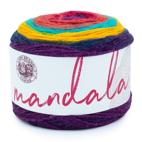 Lion Brand Yarn Mandala Wizard Self-Striping Yarn | Walmart Canada