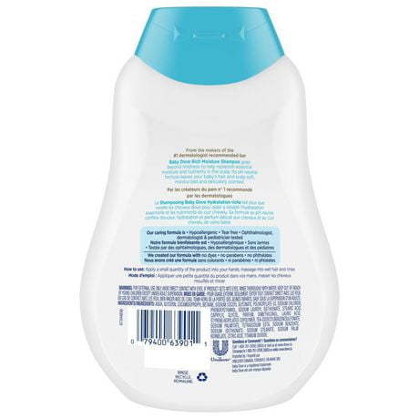 baby shampoo 384ml moisture dove rich