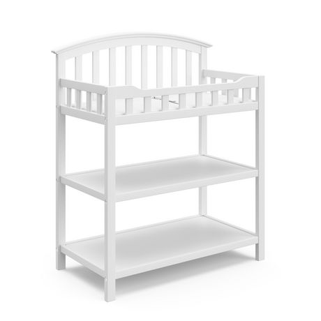 graco changing table white