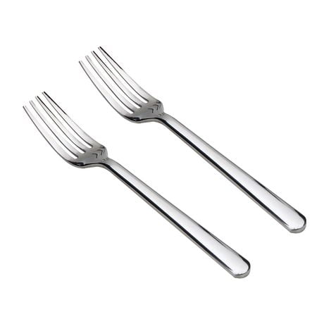Hometrends 2 Piece Stainless Steel Dinner Forks, HT 2 Piece Forks