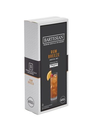 Bartesian 55354 Rum Breeze Cocktail Mixer Capsules, Pack of 6 Cocktail ...