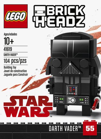 lego star wars brickheadz darth vader