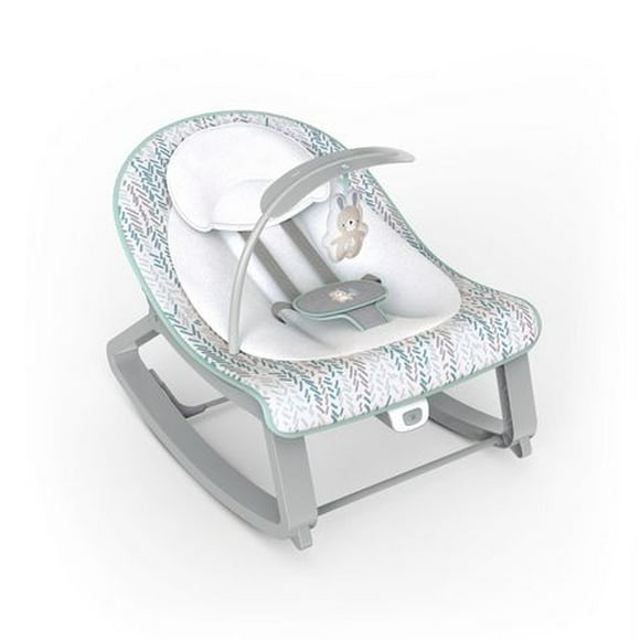 Ingenuity Keep Cozy 3-in-1 Grow with Me Bounce & Rock Seat - Spruce, 0 -30 months; max 40lbs