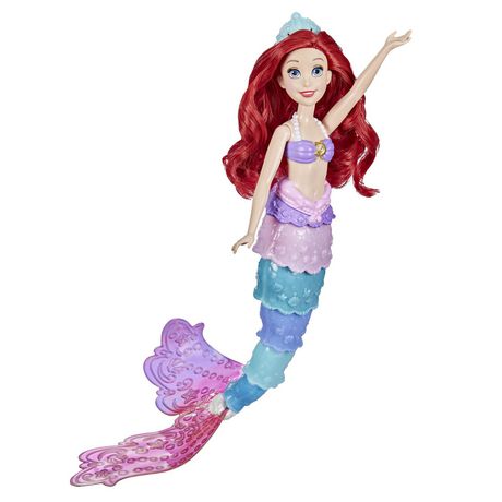 Disney Princess Rainbow Reveal Ariel, Color Change Doll, Water Toy ...