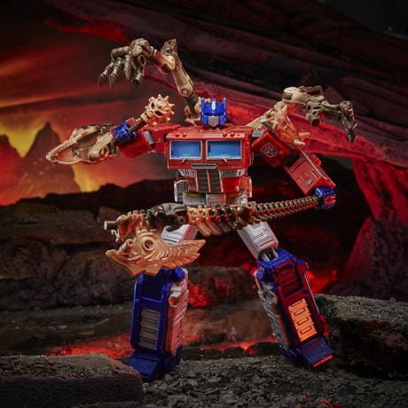 transformers kingdom toys optimus prime