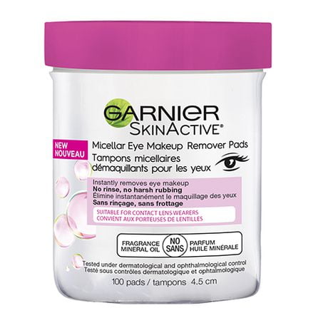 garnier eye makeup remover pads