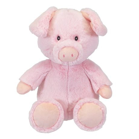 kid connection super soft barn animal 12''H pig, Super soft and cuddly plush