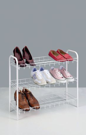 Metaltex Slimmer Scarpa 3 Tier Shoe Organizer Walmart Canada