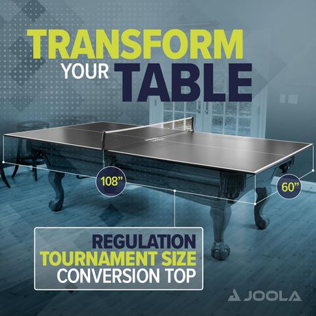 Joola Conversion Table Tennis Top, Foldable Conversion Top Ping Pong Table