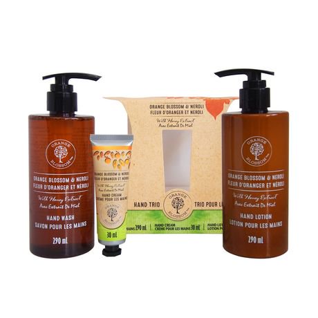 Orange Blossom And Neroli Honey Extract Hand Trio Set 