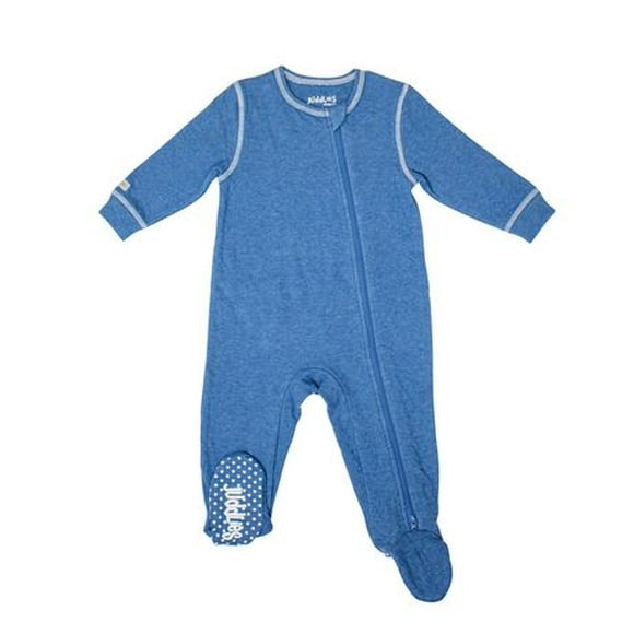 Juddlies Designs - Newborn, Baby, Toddler - Breathe-Eze Collection Sleeper - Cotton - Denim Fleck