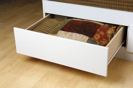 Prepac Twin Size Platform Storage Bed, Prepac Twin Xl Size Platform Storage Bed With 3 Drawers
