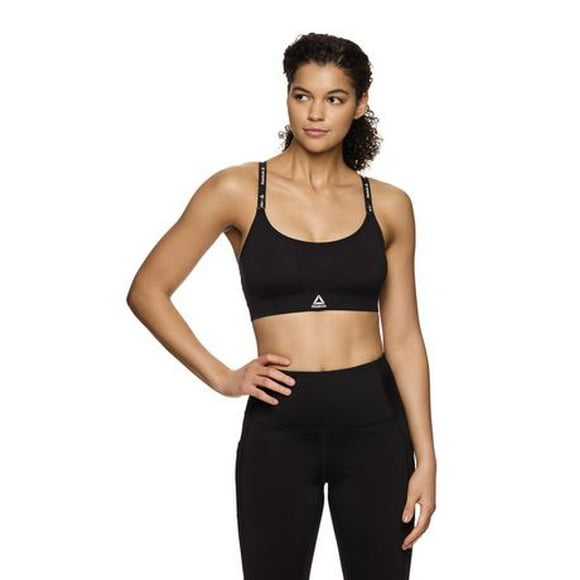 Reebok Women's Low Impact Favorite Racerback Sports Bra with Removable Cups, Sizes S-2XL