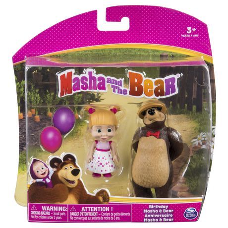 Masha And The Bear Figurines Masha Et Michka Anniversaire Walmart Canada