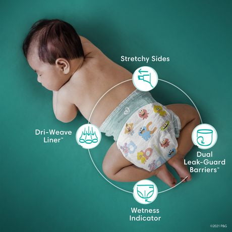 pampers baby dry walmart diapers pack super