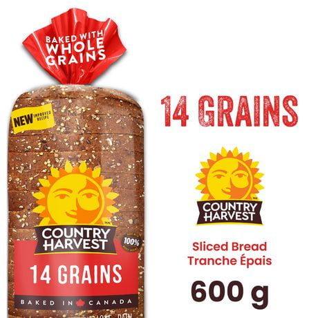 Country Harvest 14 Grains Sliced Bread, 600 g