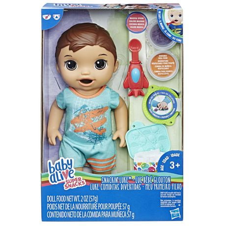 Baby Alive Super Snacks Snackin' Luke (brunette)