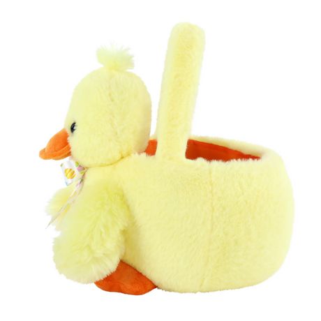 plush duck easter basket