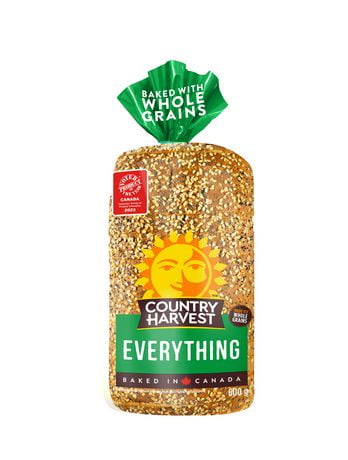 Country Harvest Everything Sliced Bread, 600 g - Walmart.ca