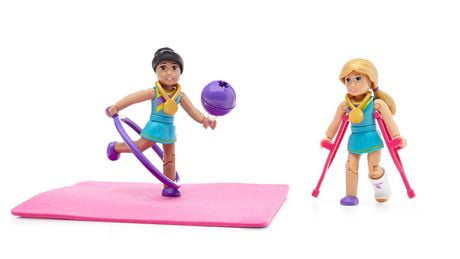 mega construx american girl mckenna's floor routine construction set