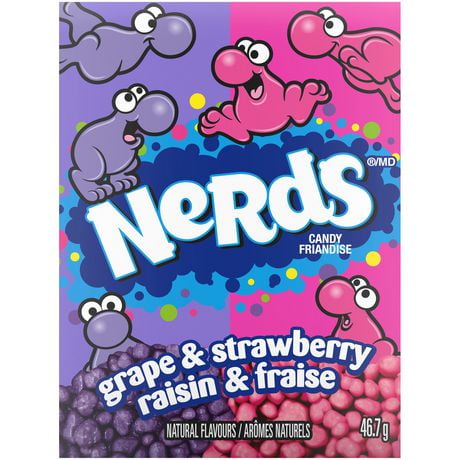 Nerds Grape & Strawberry Candy, Net weight: 46.7g