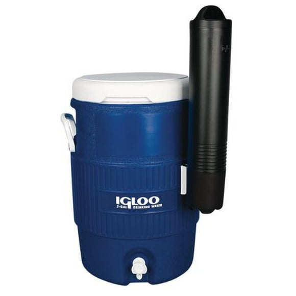 IGLOO 5 GALLON BEVERAGE COOLER WITH CUP DISPENSER