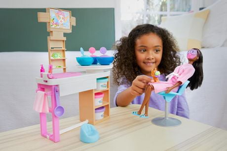 barbie spa day playset