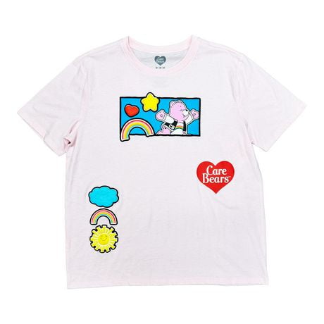 Care Bears Cheer Happy T-shirt à manches courtes pour petit ami Tailles: TP-TG