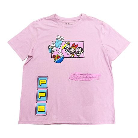 Powerpuff Girls T-shirt à manches courtes pour femme Sugar Tailles: TP-TG