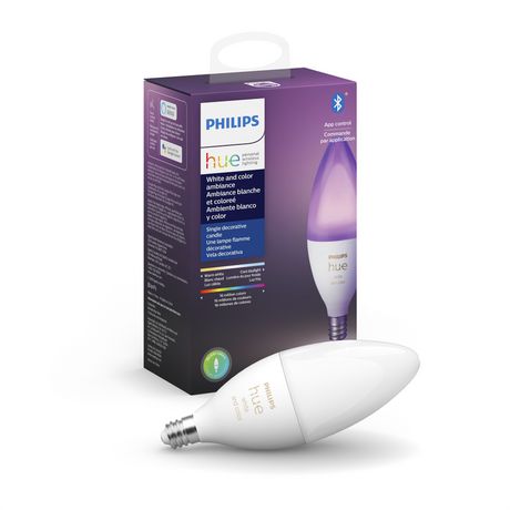 Pack de démarrage Philips Hue - Ambiance White et Couleur - Lampe Bougie  E14 - 2