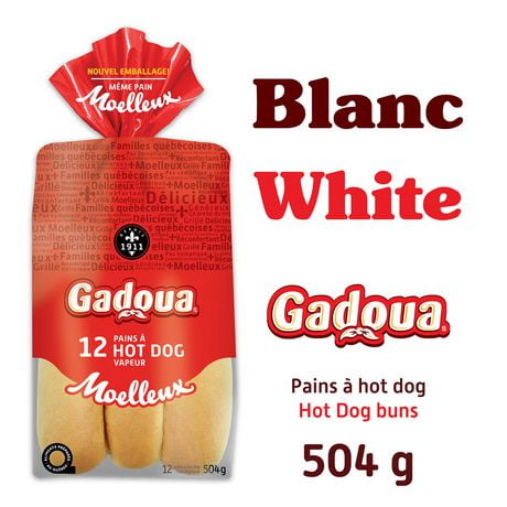 Pains à hot-dogs Gadoua 504 g