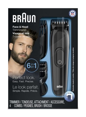 braun 6 in 1 face and head