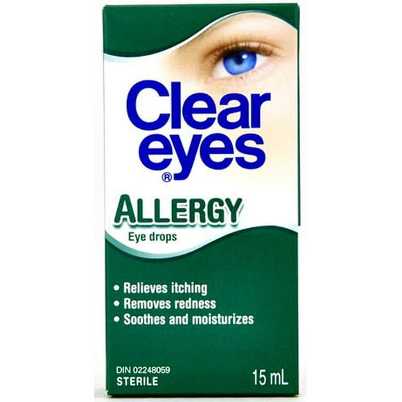 Collyre pour allergie de Clear Eyes 15 ml